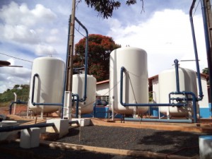 Nova estação deve otimizar o fornecimento de água tratada. Foto: Ascom Monte Carmelo.
