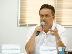 Presidente da Amvap e prefeito de Centralina, Elson Martins de Medeiros. Foto: Luiz Otavio Petri.